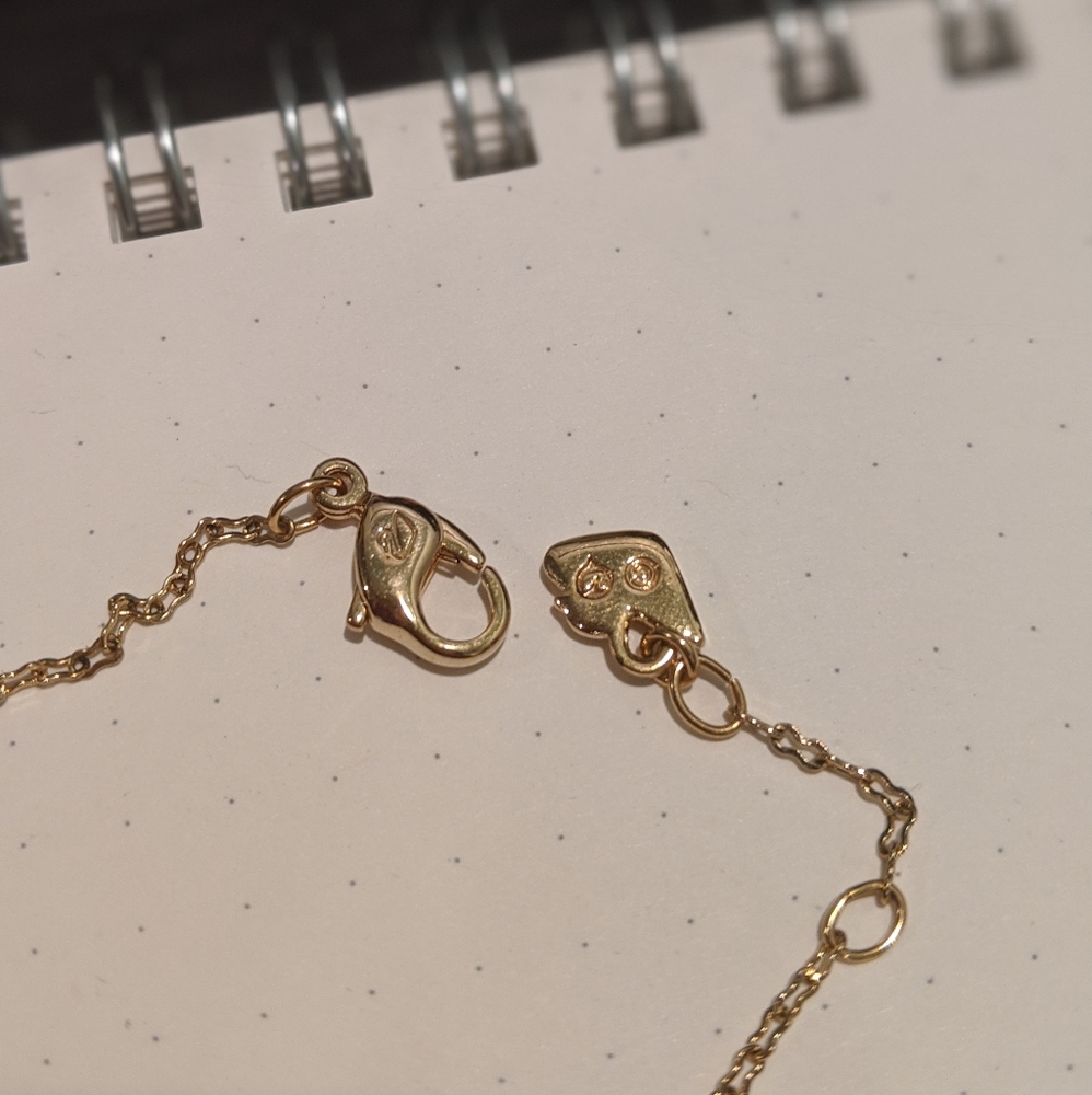 Swarovski Pendant, Interlocking Heart Necklace - image 5